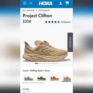 Hoka Project Clifton Women size 7